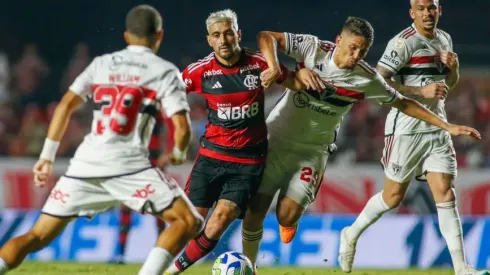 Arrascaeta do Flamengo. Foto: Miguel Schincariol/Getty Images

