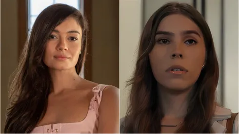 Eliana e Buba no remake de Renascer – Fotos: Reprodução/Rede Globo.
