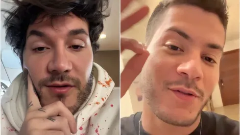 Viih Tube e Eliezer já conheceram Gabriel, filho de Arthur – Instagram de ambos
