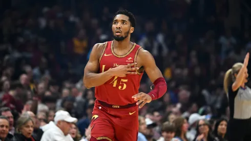Em Cleveland, Donovan Mitchell liderou o time dos Cavaliers contra os 76ers no último encontro entre as franquias, em janeiro de 2024 (Foto: Jason Miller/Getty Images)