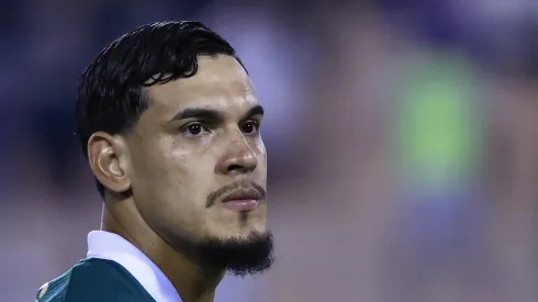 SP – BARUERI – 08/02/2024 – PAULISTA 2024, PALMEIRAS X ITUANO – Gustavo Gomez jogador do Palmeiras durante partida contra o Ituano no estadio Arena Barueri pelo campeonato Paulista 2024. Foto: Marcello Zambrana/AGIF