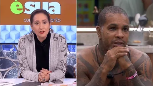 Sonia Abrão no A Tarde É Sua e Rodriguinho no BBB 24 – Fotos: Reprodução/Rede TV e Reprodução/TV Globo 
