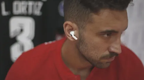 Bragança Paulista/SP; Estádio Nabi Abi Chedid 11/05/2021; Copa Sul-Americana; Red Bull Bragantino x Emelec; Na foto, Leo Ortiz antes da partida; Foto Ari Ferreira/Red Bull Bragantino;