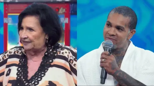 Dona Déa provoca Rodriguinho por falas sobre Yasmin Brunet – Foto: Globo
