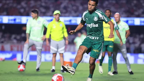 Torcida do Palmeiras fala sobre Lázaro. Foto: Ettore Chiereguini/AGIF
