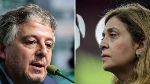Paulo Nobre pode voltar a ser concorrente de Leila nas próximas eleições do Palmeiras? – Fotos: Alê Cabral e Thiago Ribeiro/AGIF
