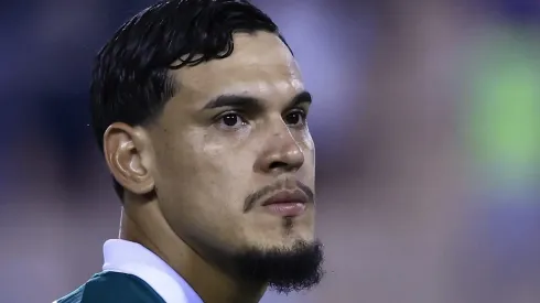 Gustavo Gómez em partida do Palmeiras contra o Ituano, na Arena Barueri, pelo Campeonato Paulista, no dia 08/02/2024.