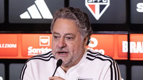 Julio Casares critica Leila e aumenta polêmica entre Palmeiras e São Paulo. Foto:  Abner Dourado/AGIF
