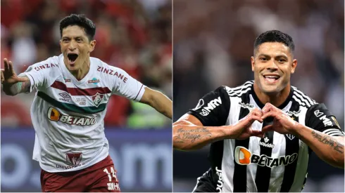 Germán Cano e Hulk - Foto 1: Pedro H. Tesch/Getty Images; Foto 2: Buda Mendes/Getty Images.