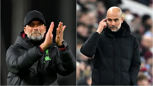 Guardiola e Klopp – Foto 1: Mike Hewitt/Getty Images; Foto 2: Michael Regan/Getty Images
