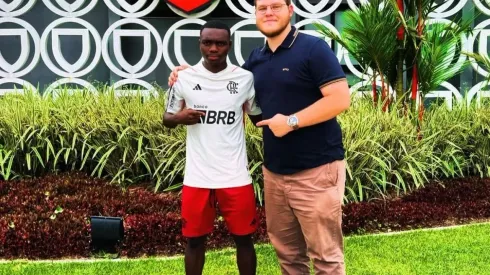 Hassan chegou ao CT do Flamengo para iniciar os trabalhos na equipe - Foto: Instagram