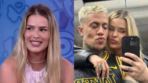 Yasmin Brunet revela troca de mensagens com MC Daniel após eliminação – Foto 1: Reprodução/Globo | Foto 2: Reprodução/Instagram de Yasmin Brunet
