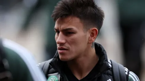 GLASGOW, SCOTLAND – JANUARY 21: Alexandro Bernabei of Celtic arrives at the stadium prior to the Scottish Cup Fourth Round match between Celtic and Greenock Morton at Celtic Park Stadium on January 21, 2023 in Glasgow, Scotland. (Photo by Ian MacNicol/Getty Images)
