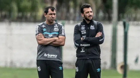 Foto: Flickr Oficial Santos/Ivan Storti/Santos FC – Carille e Dracena tiveram rusgas no Santos
