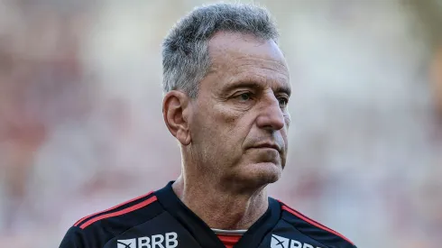 O presidente Rodolfo Landim em jogo do Flamengo contra o Madureira no Campeonato Carioca, dia 02/03/2024. 
