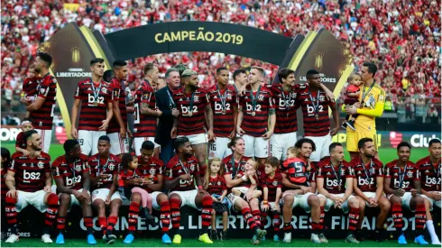 Flamengo quer mais uma taça da Libertadores. Daniel Apuy/Getty Images.
