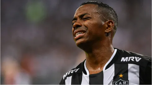 Robinho jogando pelo Atlético-MG – Foto: Pedro Vilela/Getty Images