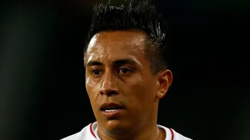 Christian Cueva em partida pela Seleção Peruana contra o Brasil, no Estádio Nilton Santos, pela semifinal da Copa América de 2021, no dia 05/07. Foto: Wagner Meier/Getty Images
