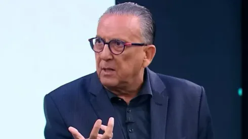 Galvão Bueno, narrador e apresentador, durante programa no SporTV - Foto: Reprodução/Globo