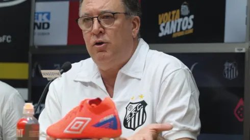 Presidente do Santos, Marcelo Teixeira.
