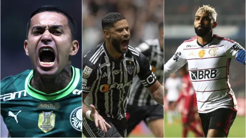 Jogadores têm os salários mais altos do Brasileirão Série A. Marcello Zambrana/AGIF, Alessandra Torres/AGIF e PhotoSport/AGIF.
