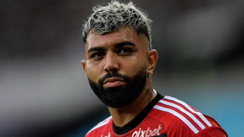 Gabigol, do Flamengo, durante partida contra o Bahia, pelo Brasileirão 2023 - Foto: Thiago Ribeiro/AGIF