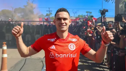 Foto: Divulgação/ Internacional - Gabriel e De pena ficam de fora da lista de inscritos, enquanto Borré é inscrito