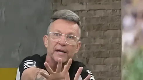 Neto durante programa da Band. Apresentador critica time do Galo. Foto: Reprodução/ Youtube Os Donos da Bola