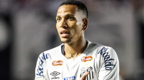 Otero na Vila Belmiro, em jogo válido pelo Campeonato Paulista entre Santos e Corinthians, no dia 07/02/2024. 
