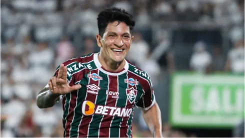 Cano comemorando gol em partida pelo Fluminense – Foto: Christian Alvarenga/Getty Images
