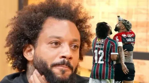 Marcelo fala o que pensa sobre Gabigol
Fotos: Reprodução/Podcast e Wagner Meier/Getty Images