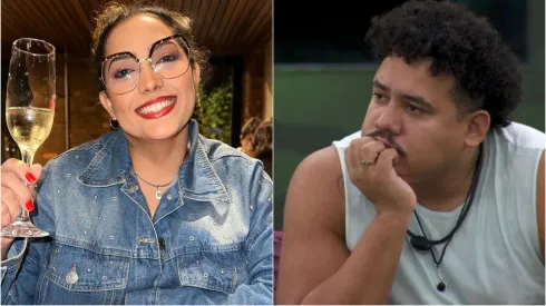 Camila Moura e Lucas Buda – Fotos: Instagram/Camila Moura e Reprodução/TV Globo 
