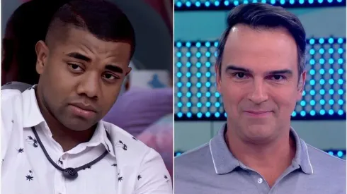 Alane e Davi falam sobre Tadeu – Reprodução/TV Globo
