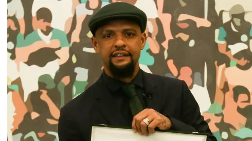 Felipe Melo se despedindo do Palmeiras em dezembro de 2021