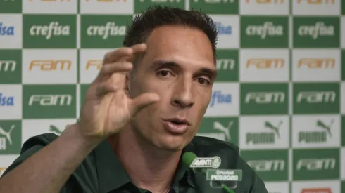 Fernando Prass, atualmente comentarista, fez história defendendo o gol do Palestra
