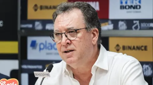 Foto: Reinaldo Campos/AGIF - Marcelo Teixeira, presidente do Santos