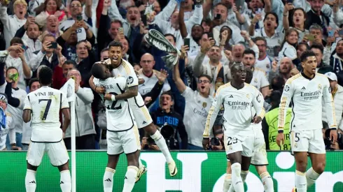 Rodrygo marcou um dos gols do Real Madrid nas quartas da Champions. Foto: Angel Martinez/Getty Images
