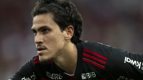 Pedro comemorando em partida do Flamengo no Carioca.
Foto: Flamengo.