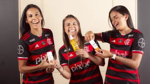 Marca patrocinará todas as modalidades femininas do clube. Divulgação/Flamengo.

