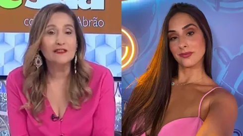 Sonia Abrão e a ex-BBB Deniziane – Foto: RedeTV! / Globo
