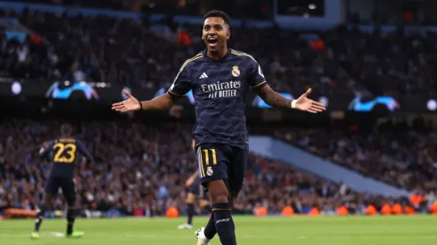 Brasileiro anotou o gol do time espanhol no confronto. Naomi Baker/Getty Images.