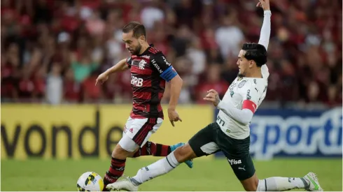 Jogo entre Palmeiras e Flamengo – Foto: Alexandre Loureiro/Getty Images
