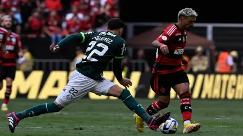Foto: Mateus Bonomi/AGIF – Palmeiras e Flamengo se enfrentam neste domingo (21)
