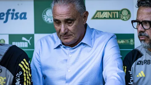 Tite, técnico do Flamengo, foi criticado por falta de ambição. 
