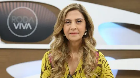 Leila Pereira falou que show quer assistir no Allianz Parque – Foto:  Nadja Kouchi/Roda Viva – TV Cultura
