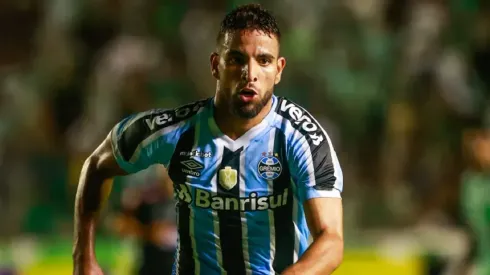 Foto: Luiz Erbes/AGIF – Pepê exaltou vitória do Grêmio pela Copa Libertadores
