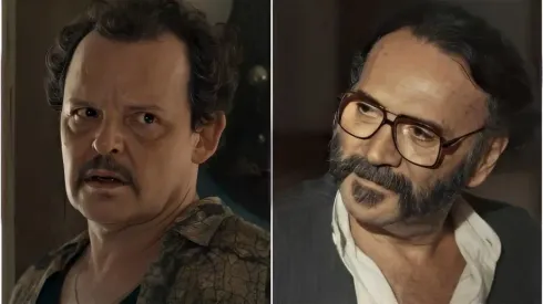 Zé Inocêncio pede que Norberto roube a carta de Rachid – Reprodução/TV Globo
