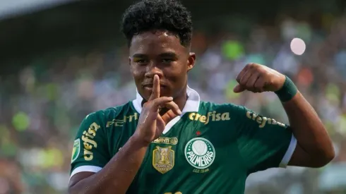 Foto: Cesar Greco / Palmeiras - Endrick marca mais um gol pelo Palmeiras