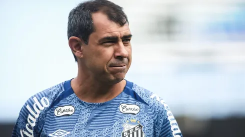 Fábio Carille, treiandor do Santos.

