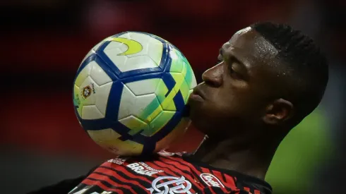 Flamengo's Vinicius Junior in training before the match against Fluminense for the 2018 Brazilian A Championship Photo: Andre Borges